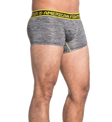 American Fighter Curtis Mens Boxer Briefs FM3887 Black Grey Neon Yellow