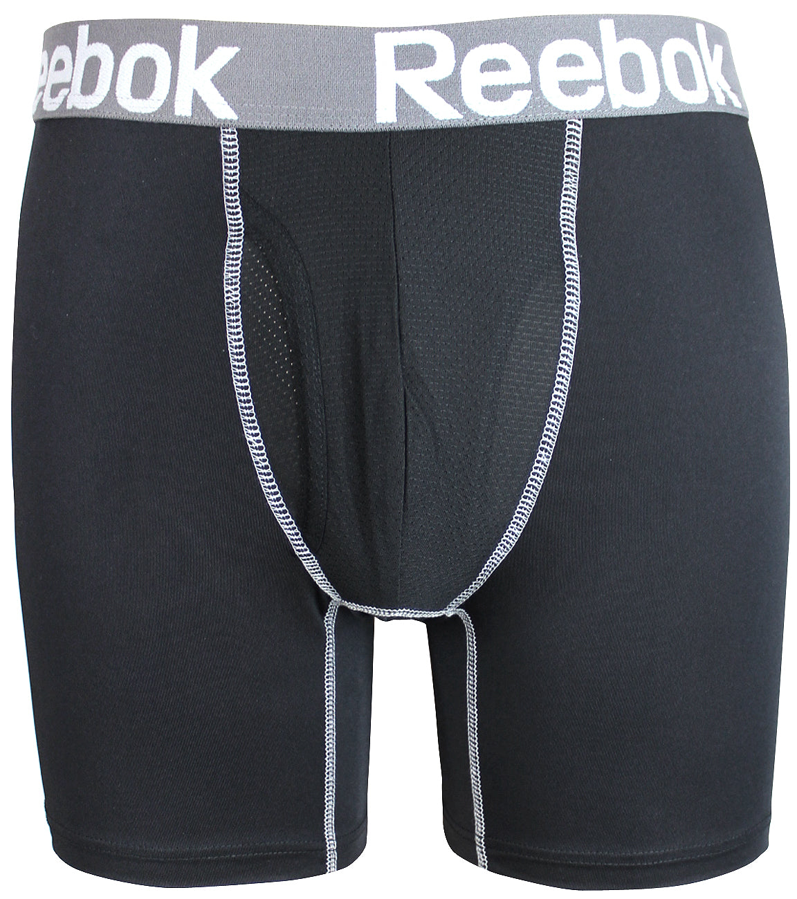 Reebok Mens Performance Training Boxer Briefs Black Grey size MEDIUM